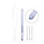 Instrument metalic cu agrafa pentru extensii de par + 3 capete de schimb MZ01